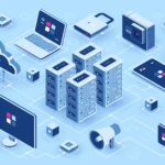 Diagram comparing edge computing and cloud computing showing decentralized edge devices and centralized cloud data centers